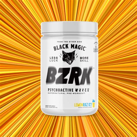 Bzrk black spell pre workout